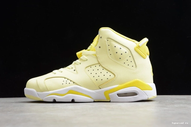Air Jordan 6 Yellow Floral 543390-800 (GS) Dynamic Retro 1001